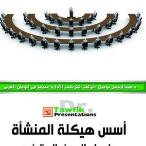 أسس هيكلة المنشأة واعداد الوصف الوظيفى والتحليل الوظيفى (28شريحة)